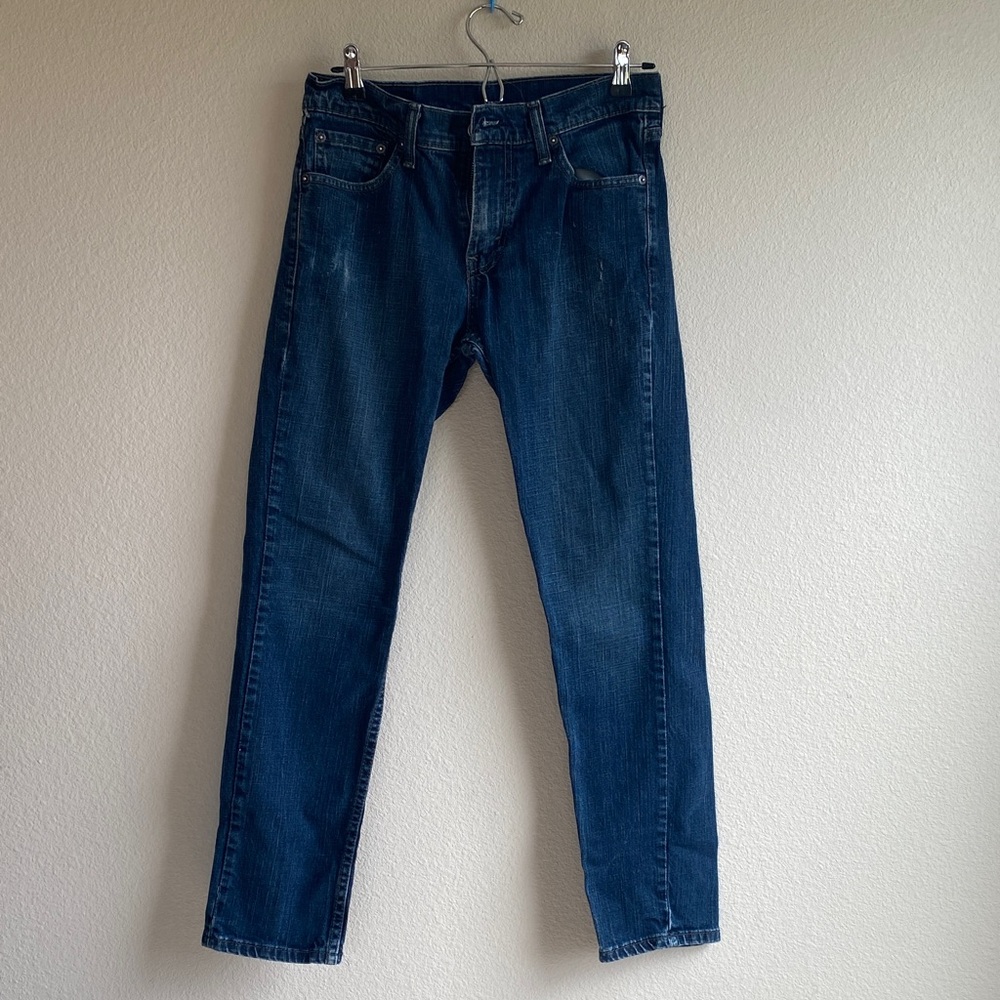 Levi's Dark Blue Straight Men's Jeans